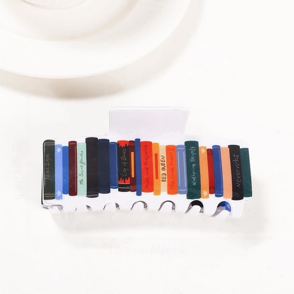 Colorful Book Hair Clip